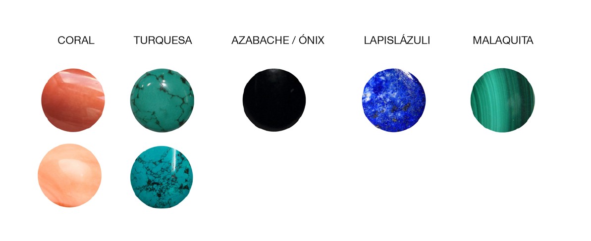 Piedras semipreciosas en alianzas anillos personalizados a medida exclusivos artesanales